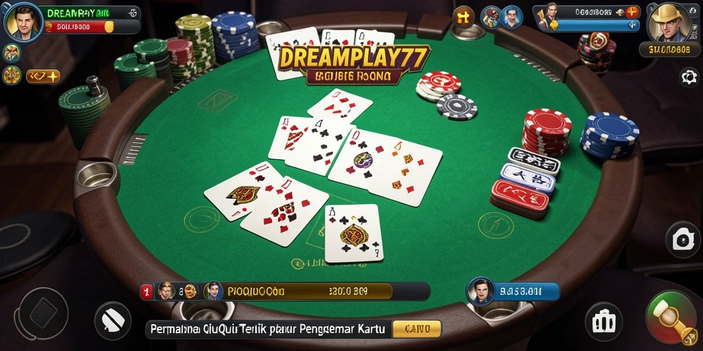 Tampilan gameplay QiuQiu yang seru dan kompetitif.