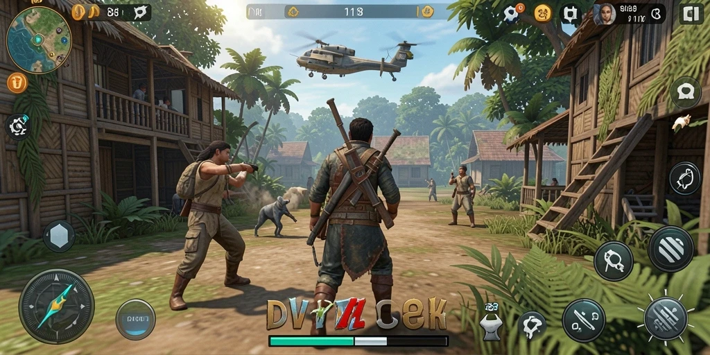 Tangkapan layar utama <strong>DV188</strong> menampilkan gameplay simulasi yang menarik dan interaktif.