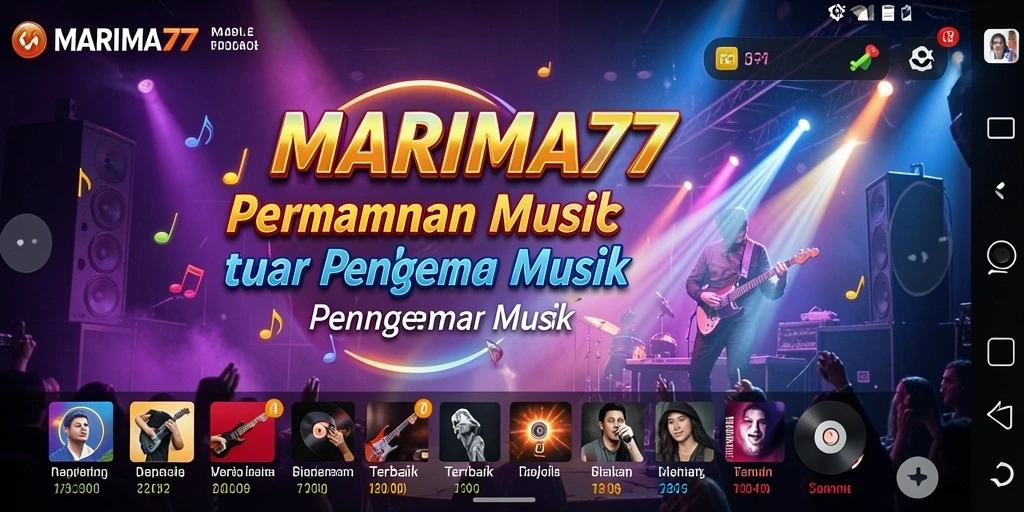 Tampilan gameplay MARIMA77 yang menarik dan interaktif.