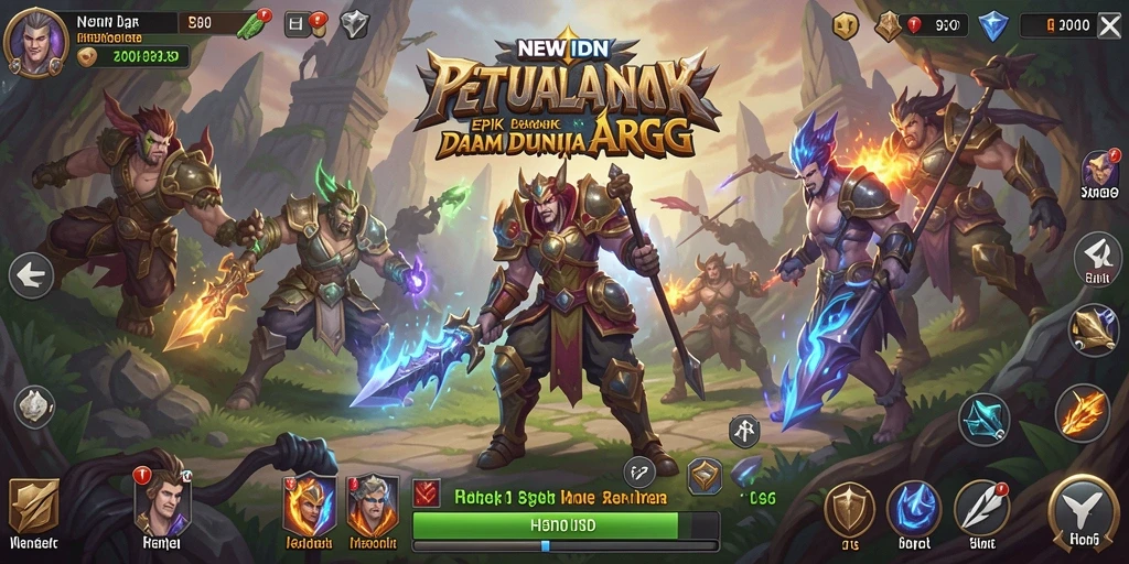 Gameplay mendebarkan dengan pertarungan epik di NEWIDN.