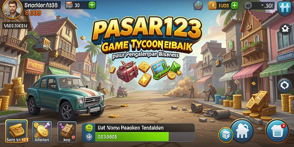 Tampilan screenshot menunjukkan gameplay Tycoon yang menarik dan dinamis.