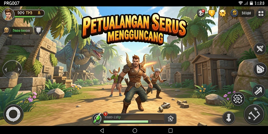 Gameplay mendebarkan di dalam PRG007 yang penuh aksi TPS.