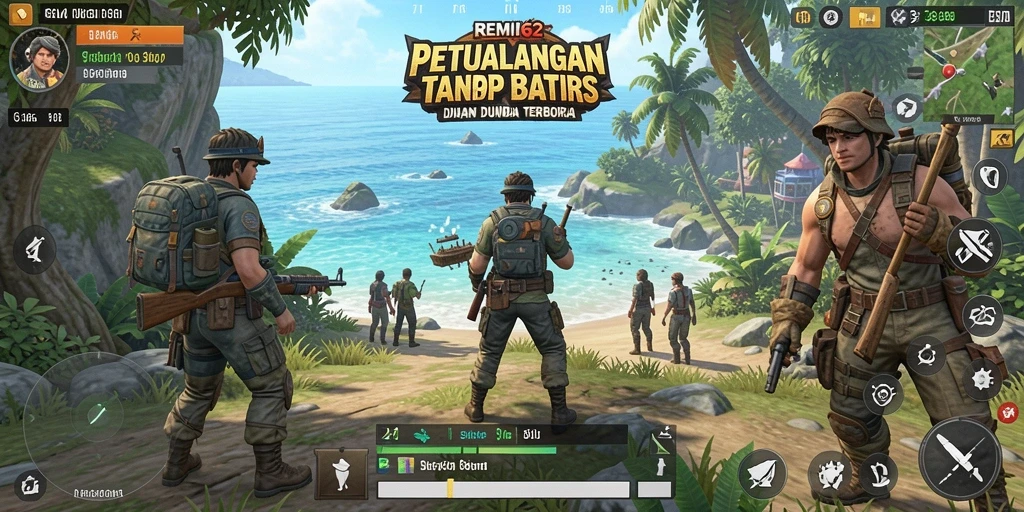 Tampilan screenshot <strong>REMI62</strong> yang menunjukkan keindahan dunia terbuka.