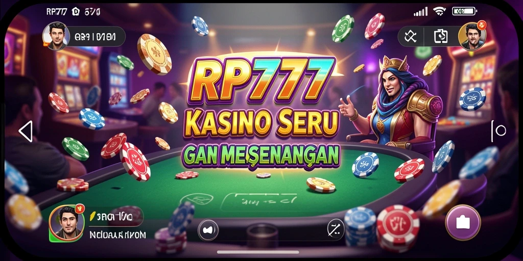 Tampilan gameplay seru dan menarik dari RP777 di dunia Kasino.