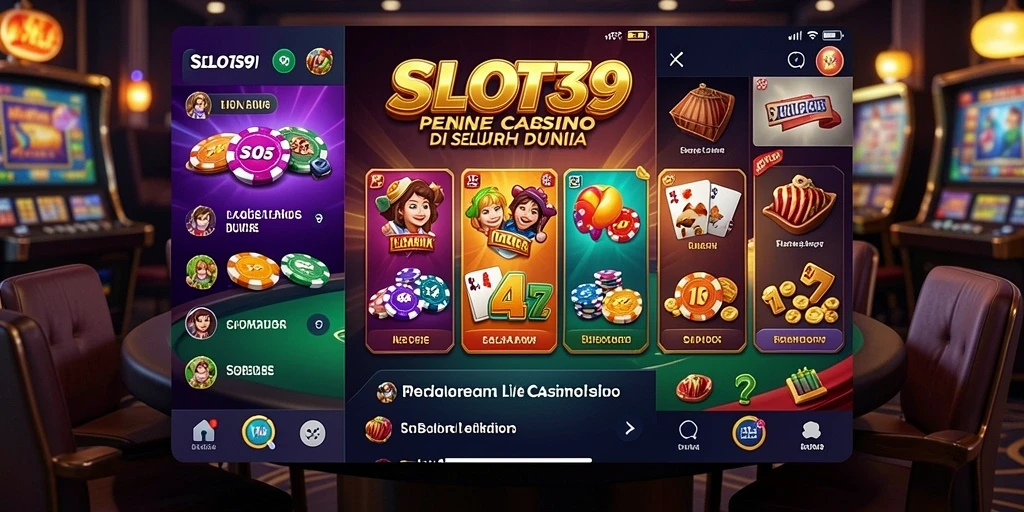 Tampilan gameplay Live Casino yang mendebarkan dengan dealer langsung.