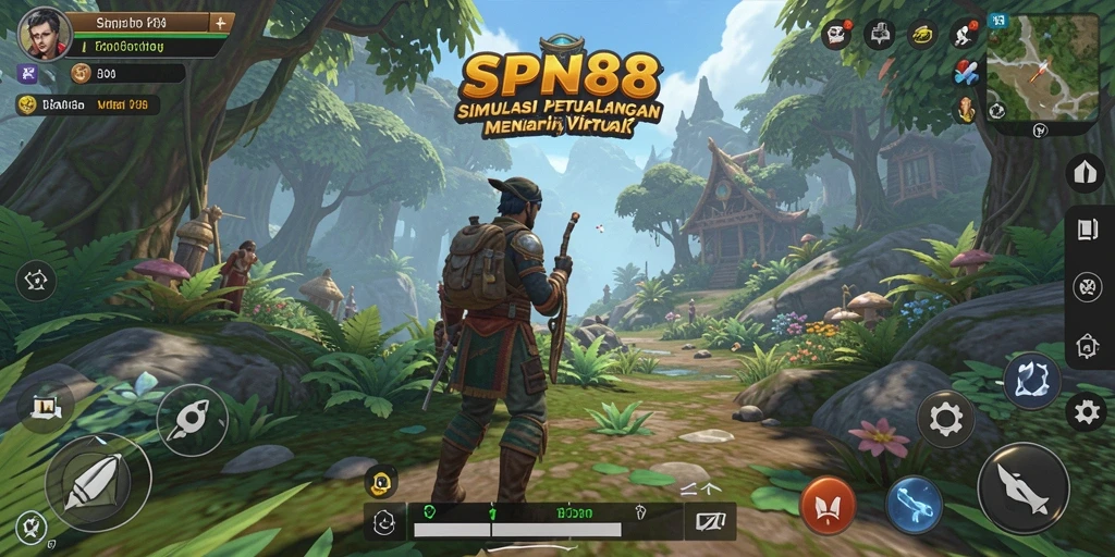 Tangkapan layar gameplay SPN88 yang menunjukkan aksi mendebarkan.