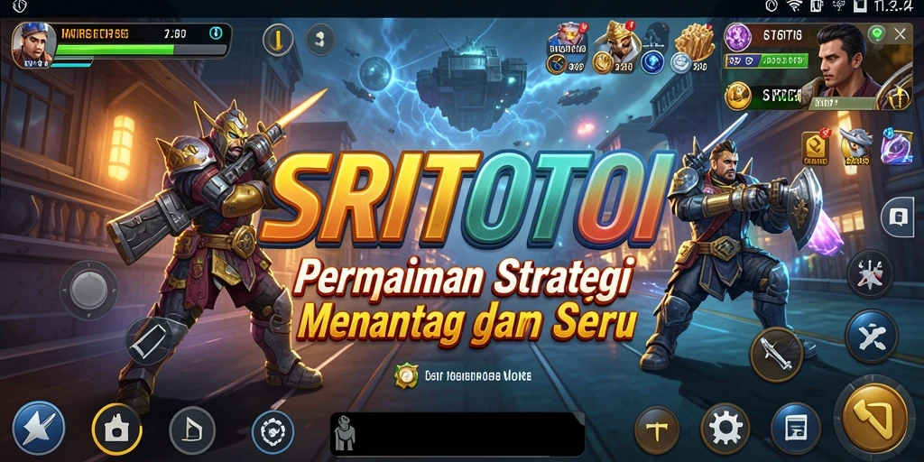 Tangkapan layar gameplay SRITOTO yang menunjukkan strategi dalam aksi.