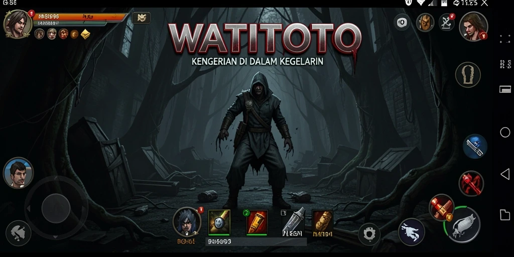 Tangkapan layar gameplay yang menegangkan dari WATITOTO.